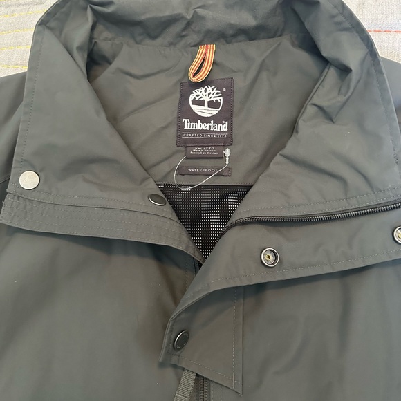 TIMBERLAND MT Crescent Waterproof Jacket Gray Men's XXL - Picture 5 of 8